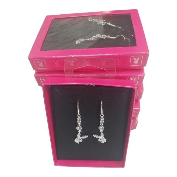 Original In Box Playboy Earrings x - Picture 2 of 2